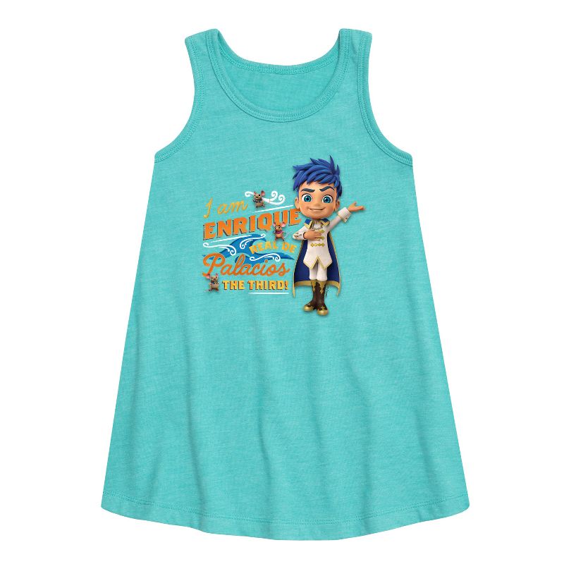 Girls' - Santiago of The Seas - Enrique Palacios Graphic Sleeveless Aline Dress