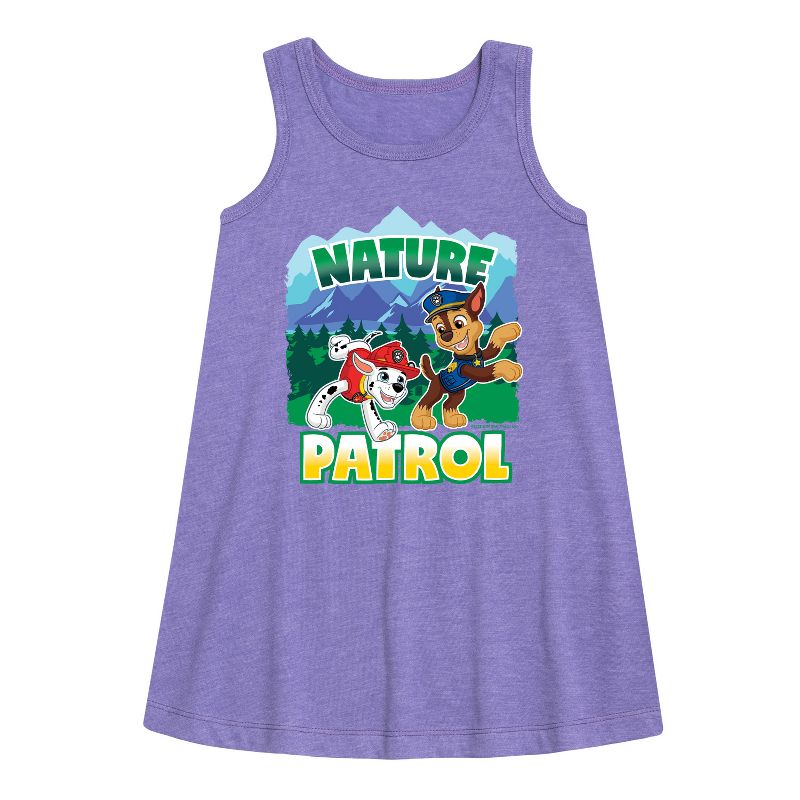 Girls' - Paw Patrol - Nature Patrol Graphic Sleeveless Aline Dress