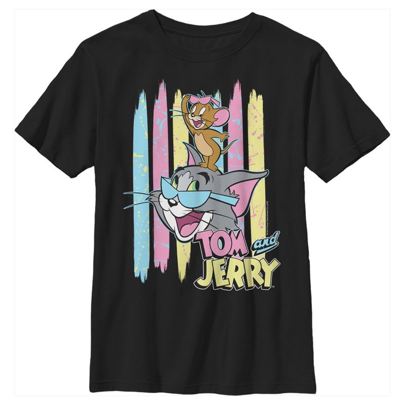 Boy's Tom and Jerry Pastel Duo T-Shirt
