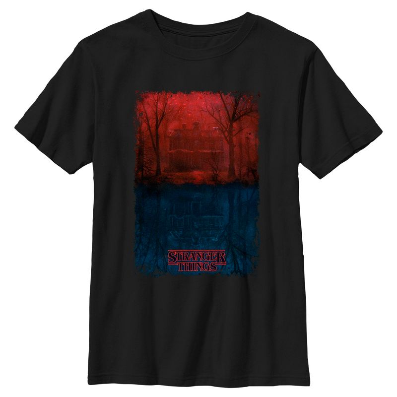 Boy's Stranger Things Creel Household in The Upside Down T-Shirt