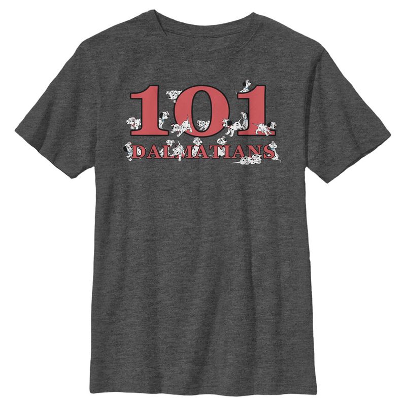 Boy's One Hundred and One Dalmatians Classic Red Logo T-Shirt