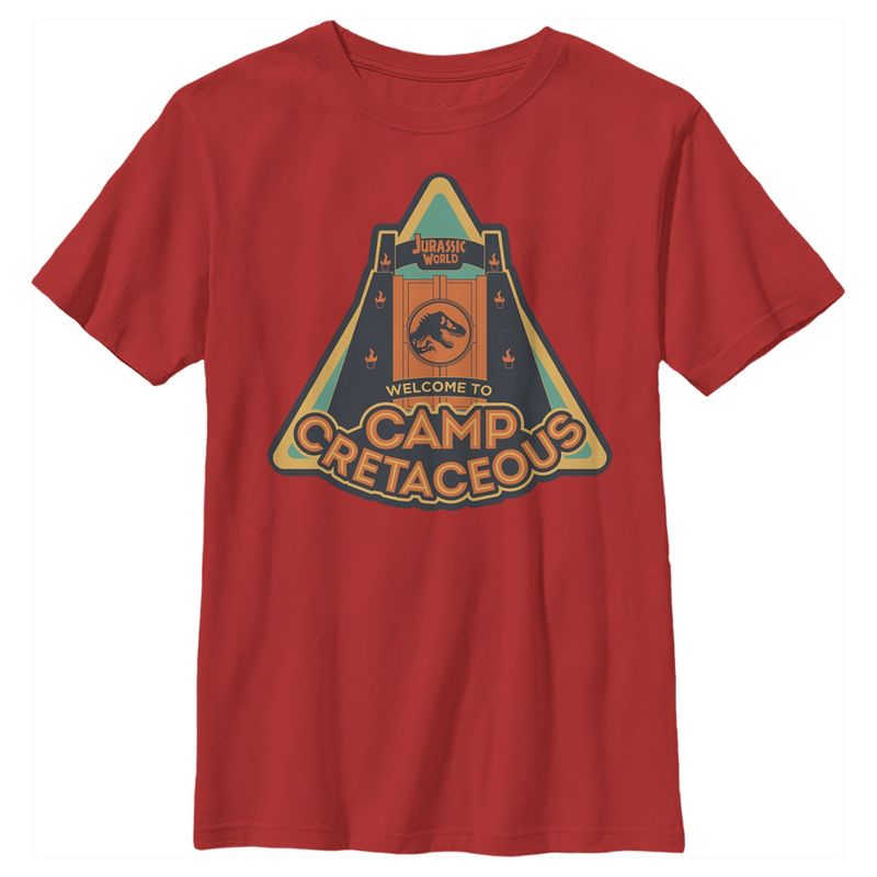 Boy's Jurassic World: Camp Cretaceous Welcome Gate T-Shirt