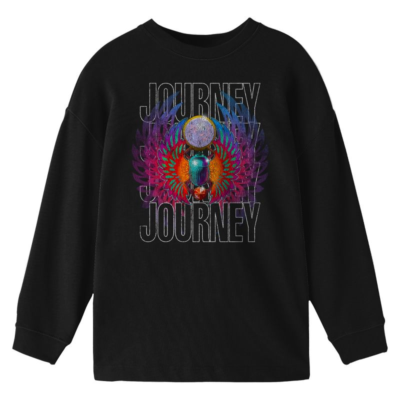 Journey Boys Black Crew Neck Long Sleeve Sweatshirt
