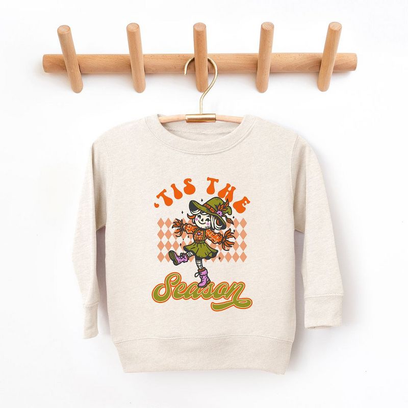 The Juniper Shop Tis The Season Scarecrow Toddler Graphic Sweatshirt
