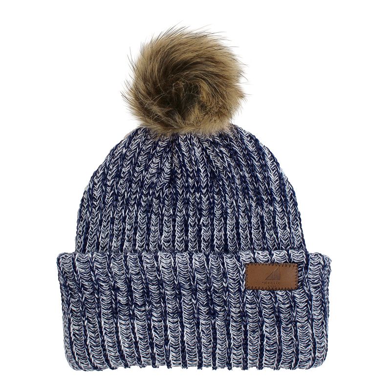 Arctic Gear Youth Acrylic Ribbed Cuff Winter Hat with Pom