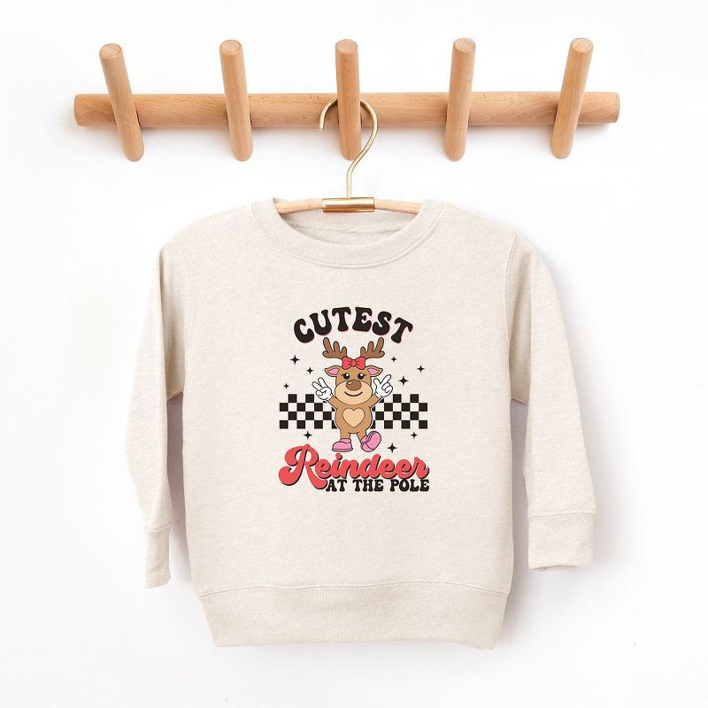 The Juniper Shop Cutest Reindeer At The Pole Youth Ultra-Soft Graphic Sweatshirt