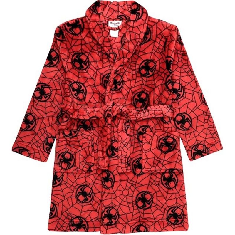 Marvel Little/Big Boys' Across The Spiderverse Part One Plush Robe