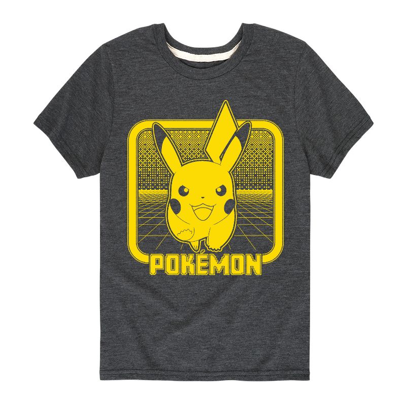Boys' - Pokémon - Pikachu Retrogamer Short Sleeve Graphic T-Shirt