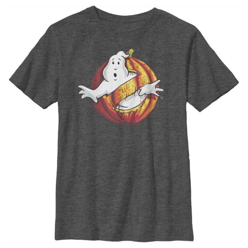 تي شيرت الأولاد بشعار قرع الهالوين من Ghostbusters