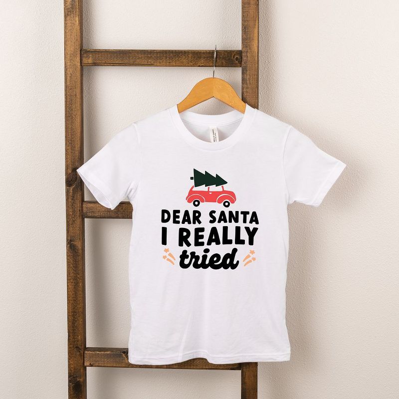 تي شيرت شبابي بأكمام قصيرة مطبوع عليه عبارة "لقد جربت سيارة حقًا" من متجر جونيبر