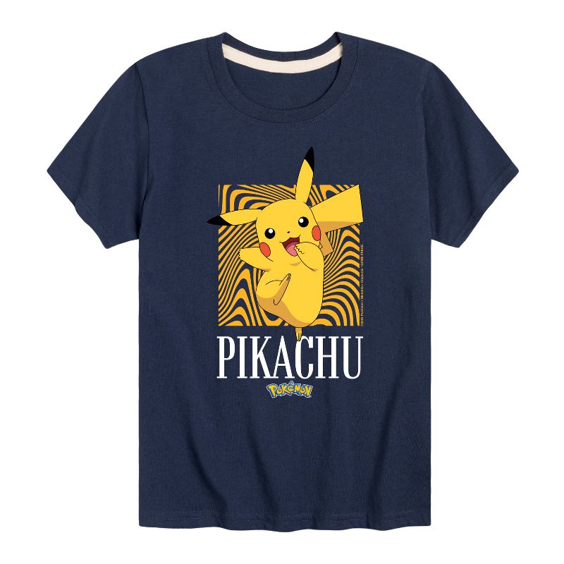 Boys' - Pokémon - Hypnotic Pikachu Art Short Sleeve Graphic T-Shirt