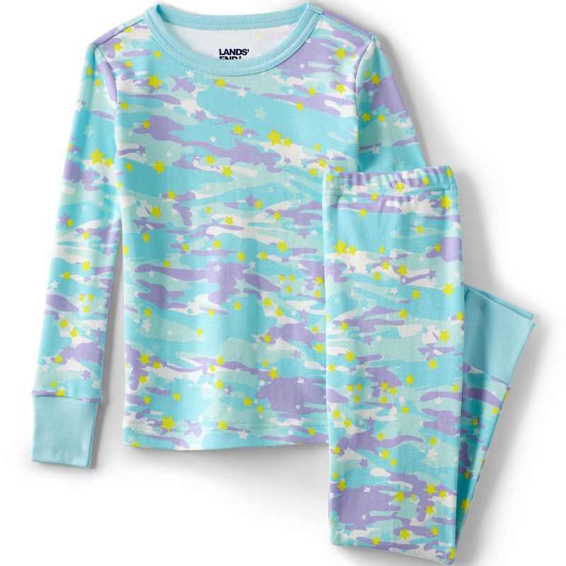 Lands' End Kids Pattern Snug Fit Pajama Set (Part 3)