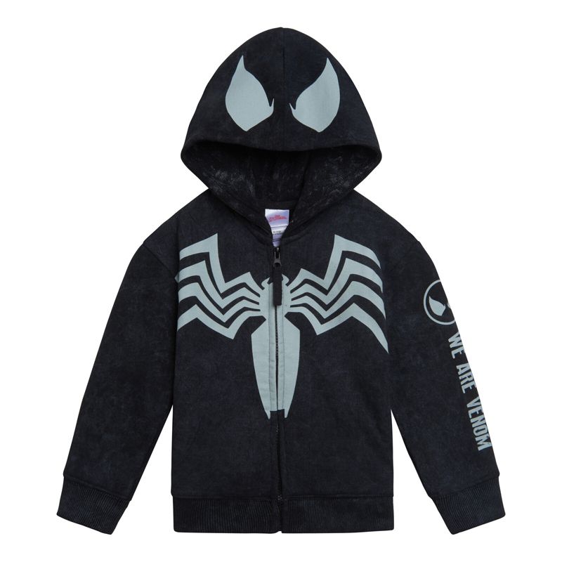 Marvel Spider-Man Fleece Matching Family Zip Up Cosplay Hoodie Toddler