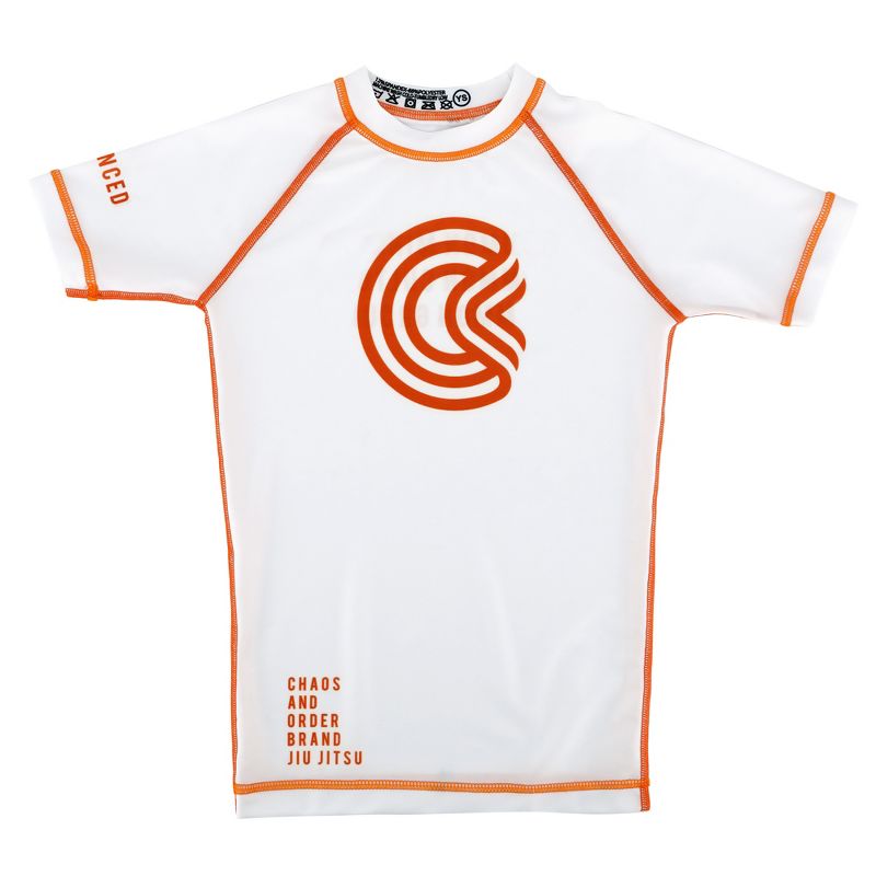 Chaos and Order Kid's Base Label V2 Short Sleeve BJJ Rashguard