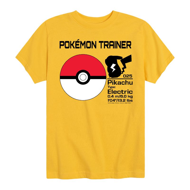 Boys' - Pokémon - Pokeball Trainer Short Sleeve Graphic T-Shirt