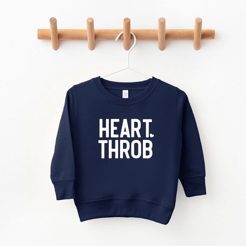 The Juniper Shop Heart Throb Small Heart Youth Ultra-Soft Graphic Sweatshirt