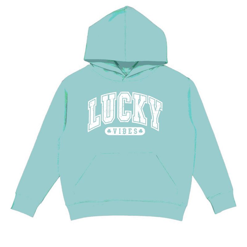 The Juniper Shop Lucky Vibes Distressed Youth Hoodie