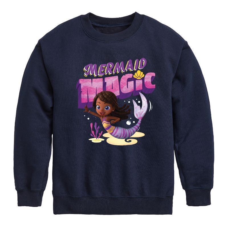 Boys' - Santiago of The Seas - Mermaid Magic Graphic Long Sleeve Fleece Sweatshirt