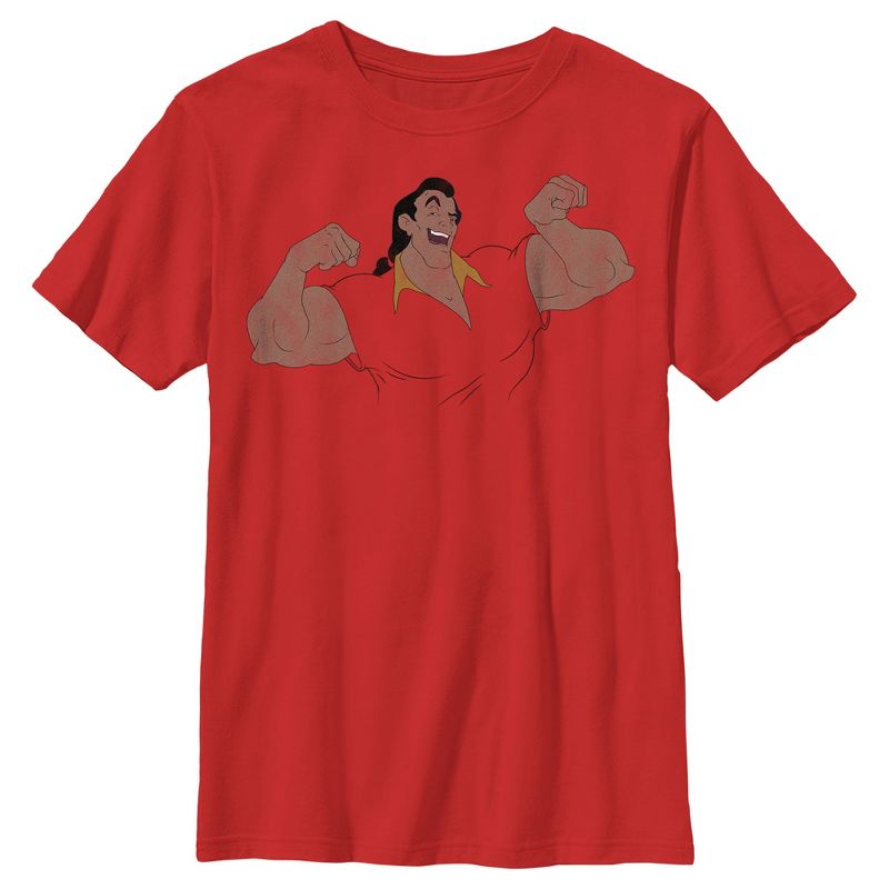 Boy's Beauty and the Beast Distressed Gaston Flex T-Shirt