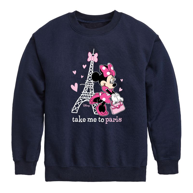 Boys' - Disney - Mickey & Friends Graphic Long Sleeve Fleece Sweatshirt