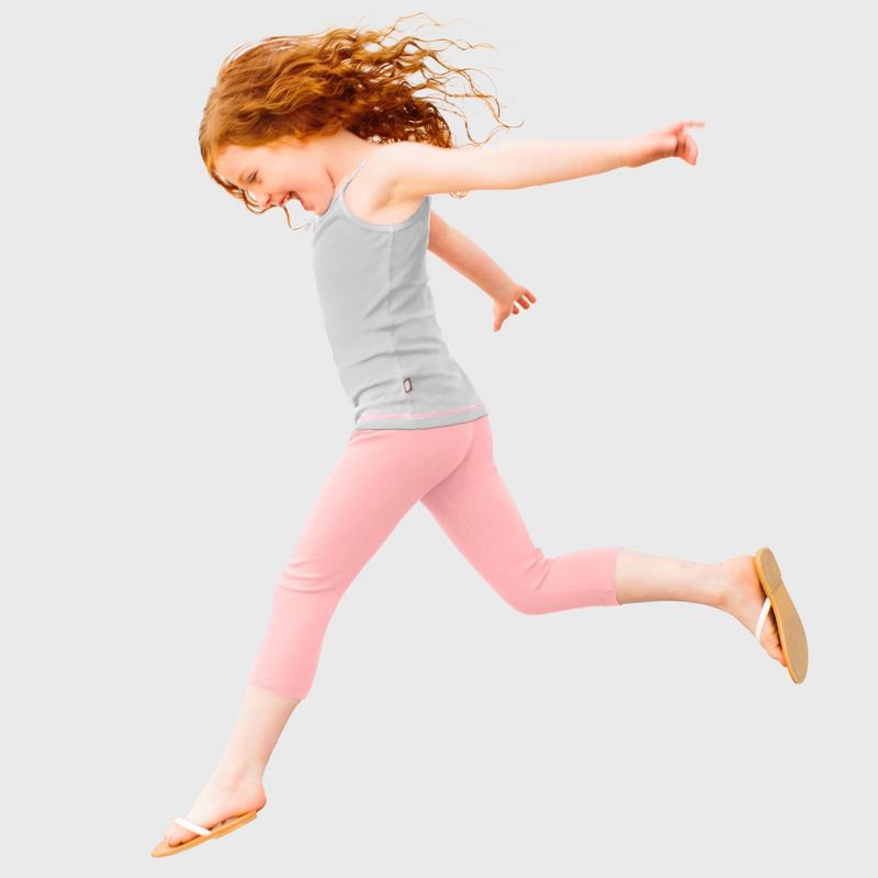 City Threads Girls 100% Cotton Soft Capri Leggings - USA-Made (Part 2)