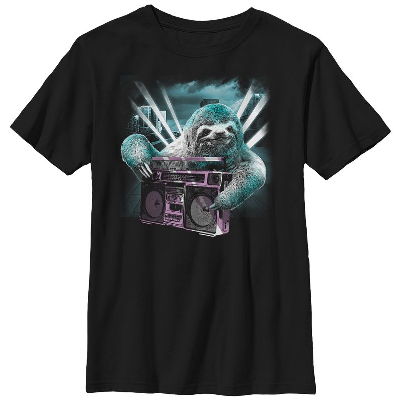Boy's Lost Gods Sloth Boombox T-Shirt