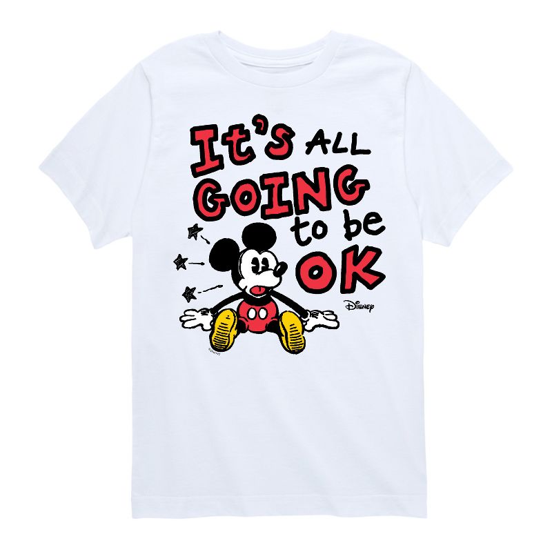 Boys' - Disney - Mickey Mouse Short Sleeve Graphic T-Shirt