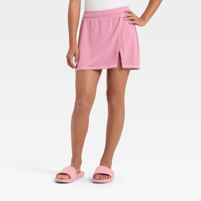 Girls' Everyday Piped Skort - All In Motion™