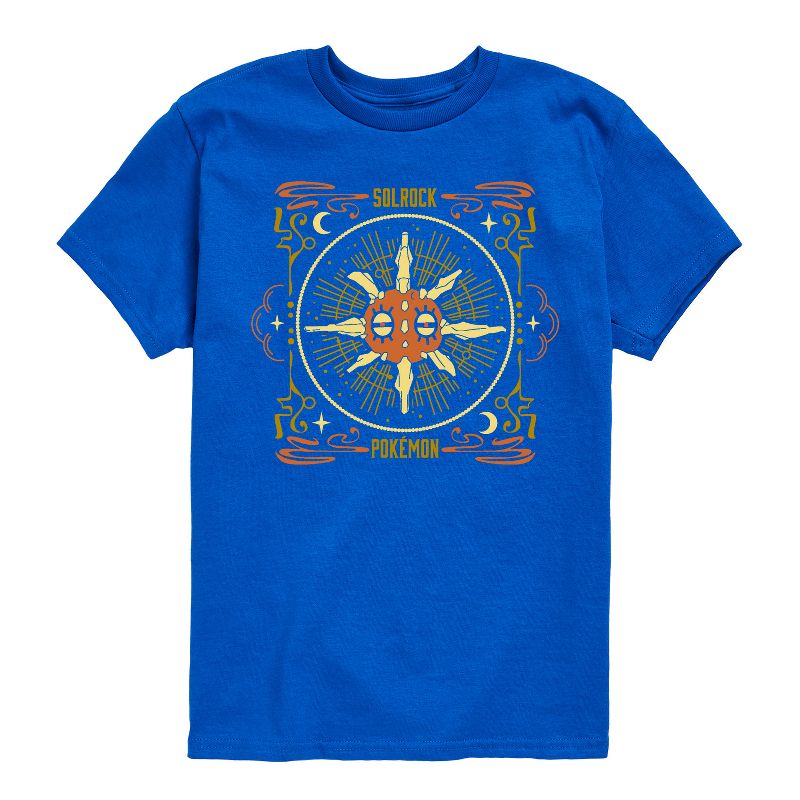 Boys' - Pokémon - Solrock Celestial Short Sleeve Graphic T-Shirt