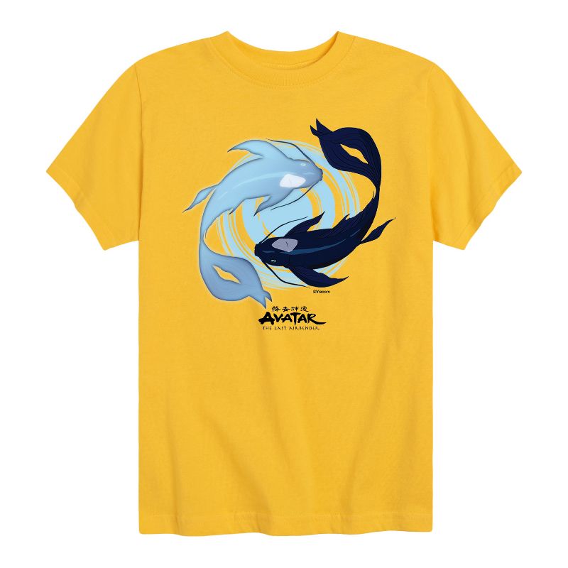 Boys' - Avatar: The Last Airbender - Moon and Ocean Spirit Koi Short Sleeve Graphic T-Shirt