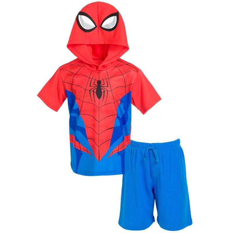 Marvel Athletic T-Shirt and Mesh Shorts Outfit Set Toddler