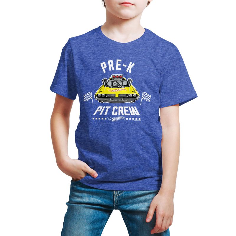 Boys' - Hot Wheels - Pit Crew Pre K Short Sleeve Graphic T-Shirt