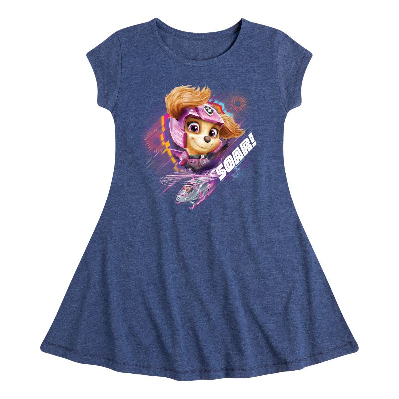 Girls' - Paw Patrol - Soar Fit & Flair Cap Sleeve Dress
