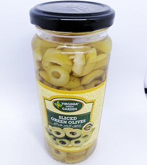 Virginia Garden Sliced Green Olives 340 gm