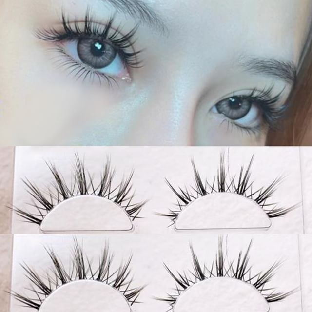 Mogugu, Set of 3 Pairs: Natural Crisscross False Eyelashes