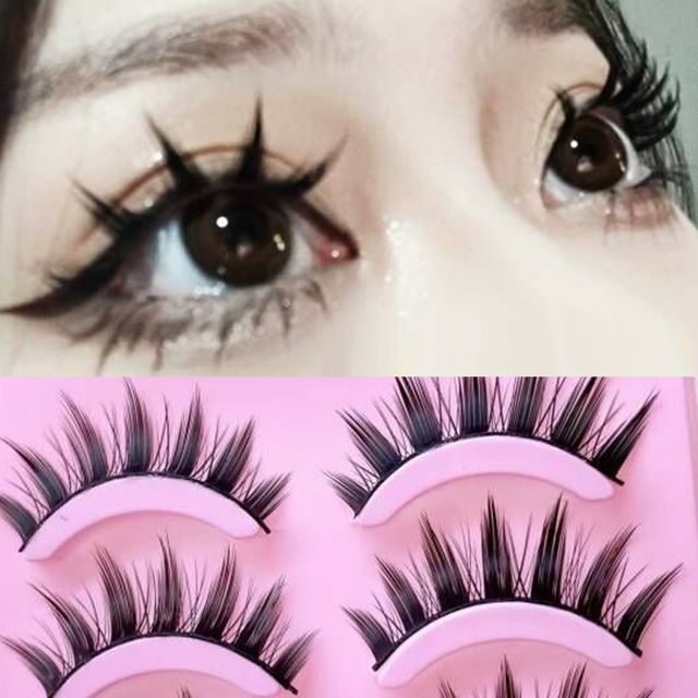 Mogugu, Set of 5 Pairs: Doll Eye Spiky False Eyelashes
