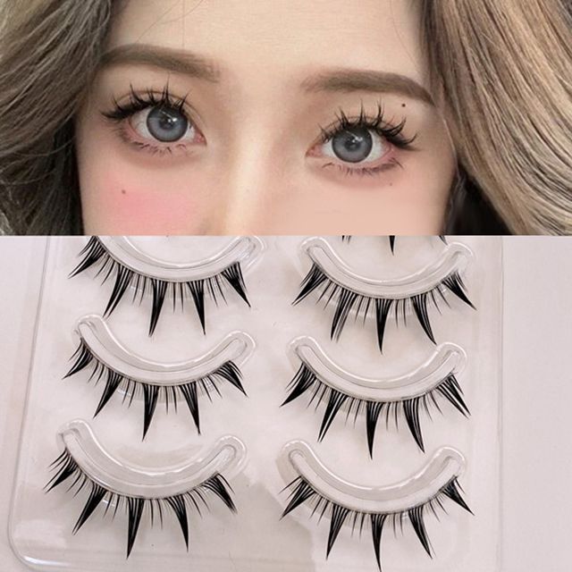 Mogugu, Set of 5 Pairs: Doll Eye Spiky False Eyelashes