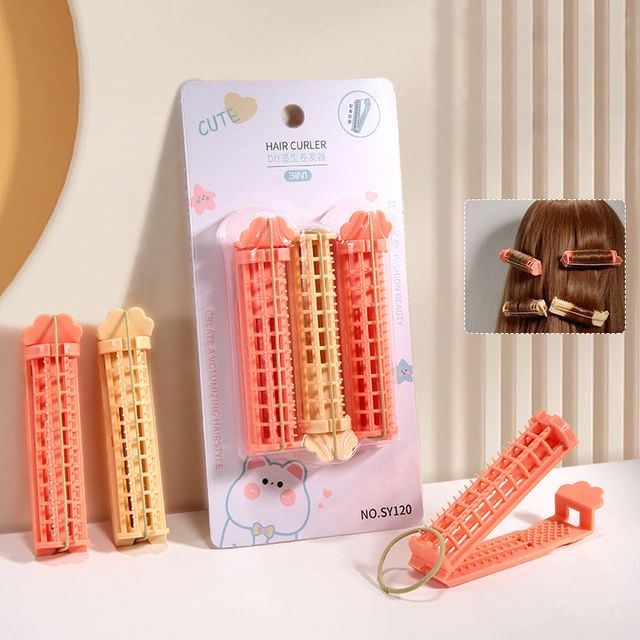 YOUSHA, Set of 3: Plastic Hair Roller