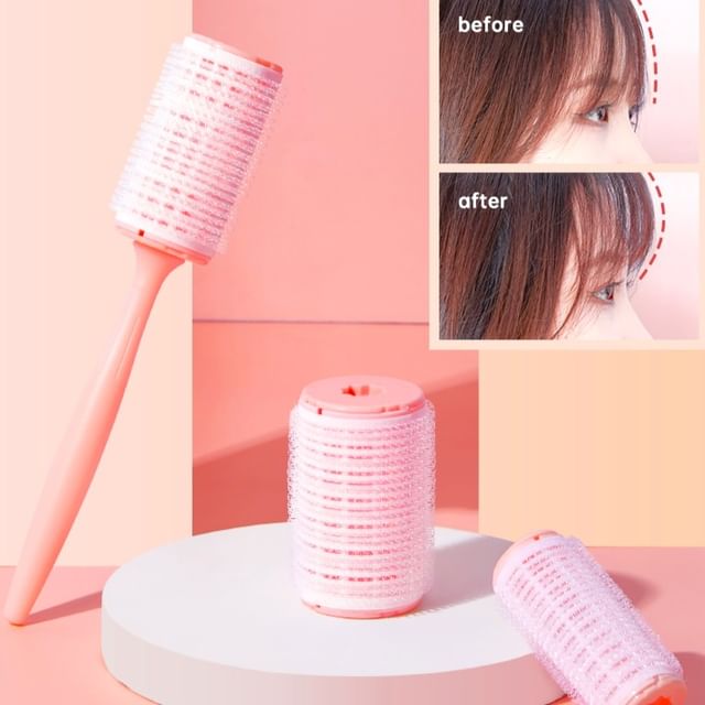 Puremantis, Set of 3: Plastic Hair Roller with Handle