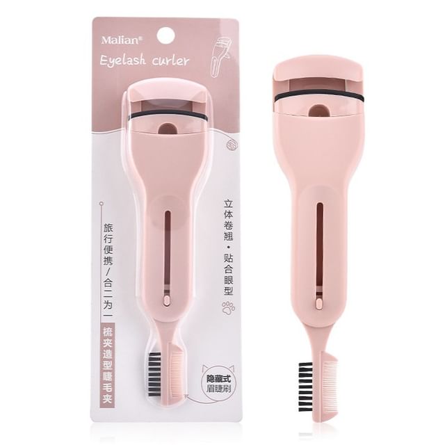 Worthbuy, Eyelash Curler with Retractable Brush & Comb
