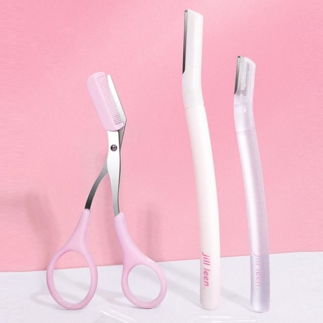 JILL LEEN, Set of 3: Eyebrow Scissors and Razor