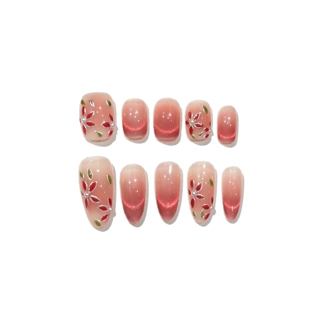eovda, Floral Press On Nail (Various Designs)