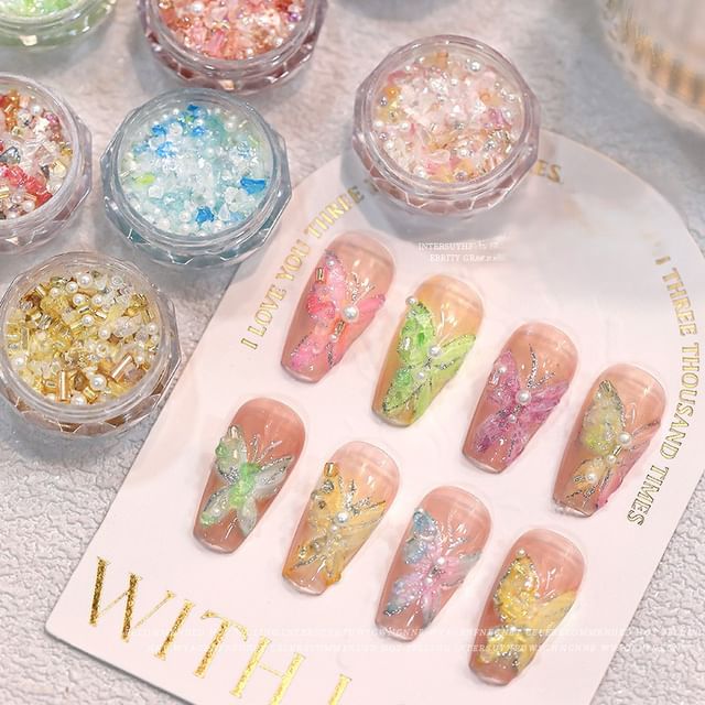 Doowex, Faux Pearl Faux Crystal Nail Art Decoration (Various Designs)
