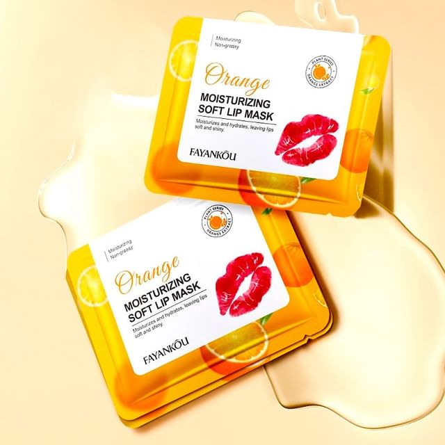 FAYANKOU, Orange Moisturizing Soft Lip Mask