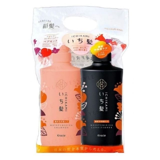 Kracie, Ichikami Moisturizing Shampoo & Conditioner Hair Set