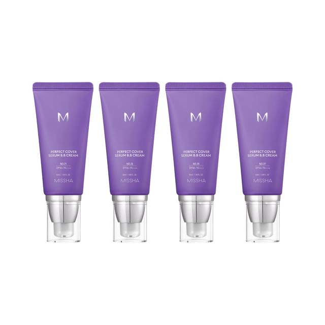 MISSHA, M Perfect Cover Serum B.B Cream - 4 Colors