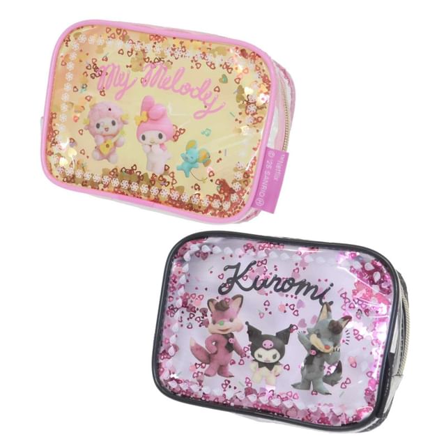 Marimocraft, Sanrio My Melody & Kuromi Clear Make Up Pouch (Netflix Original Anime Version)