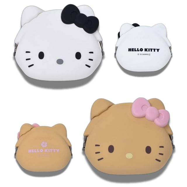 p+g design, Sanrio Hello Kitty mimi POCHI Silicone Multi-Use Organizer Pouch / Coin Purse