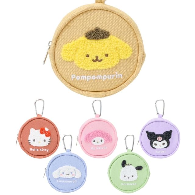 Kamio Japan, Sanrio MOFUMOFU Round Shape Multi-Use Makeup Pouch