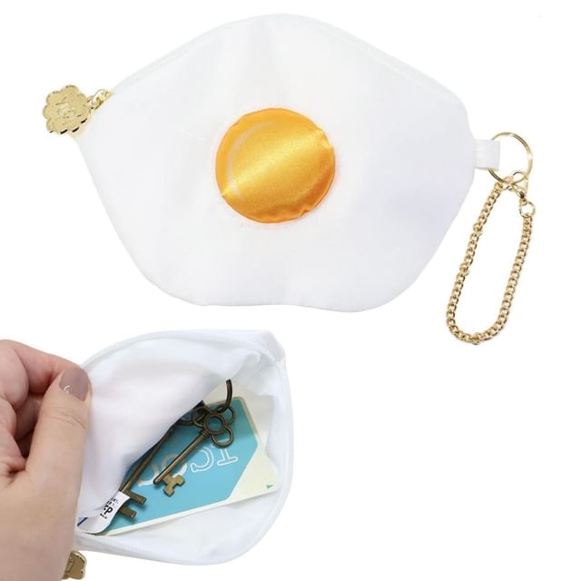 Marushin, yup! Fried Egg Multi-Use Organizer Bag / Makeup Pouch